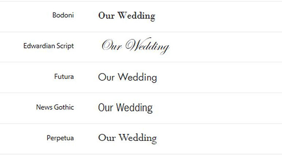 Laser Etching Fonts