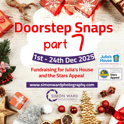 Doorstep Snaps:  Charity Photo Project for the Stars Appeal and Julia's House at Christmas 2025