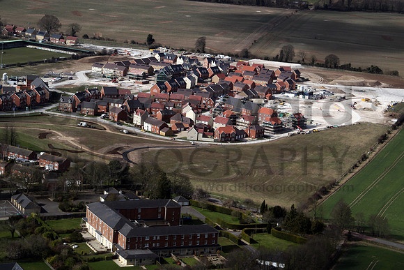 Part of the new Old Sarum housing development.